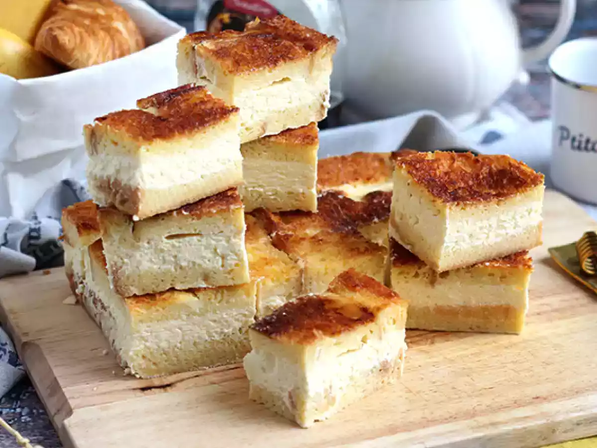 Sernik i tosty francuskie (barwione tosty francuskie)