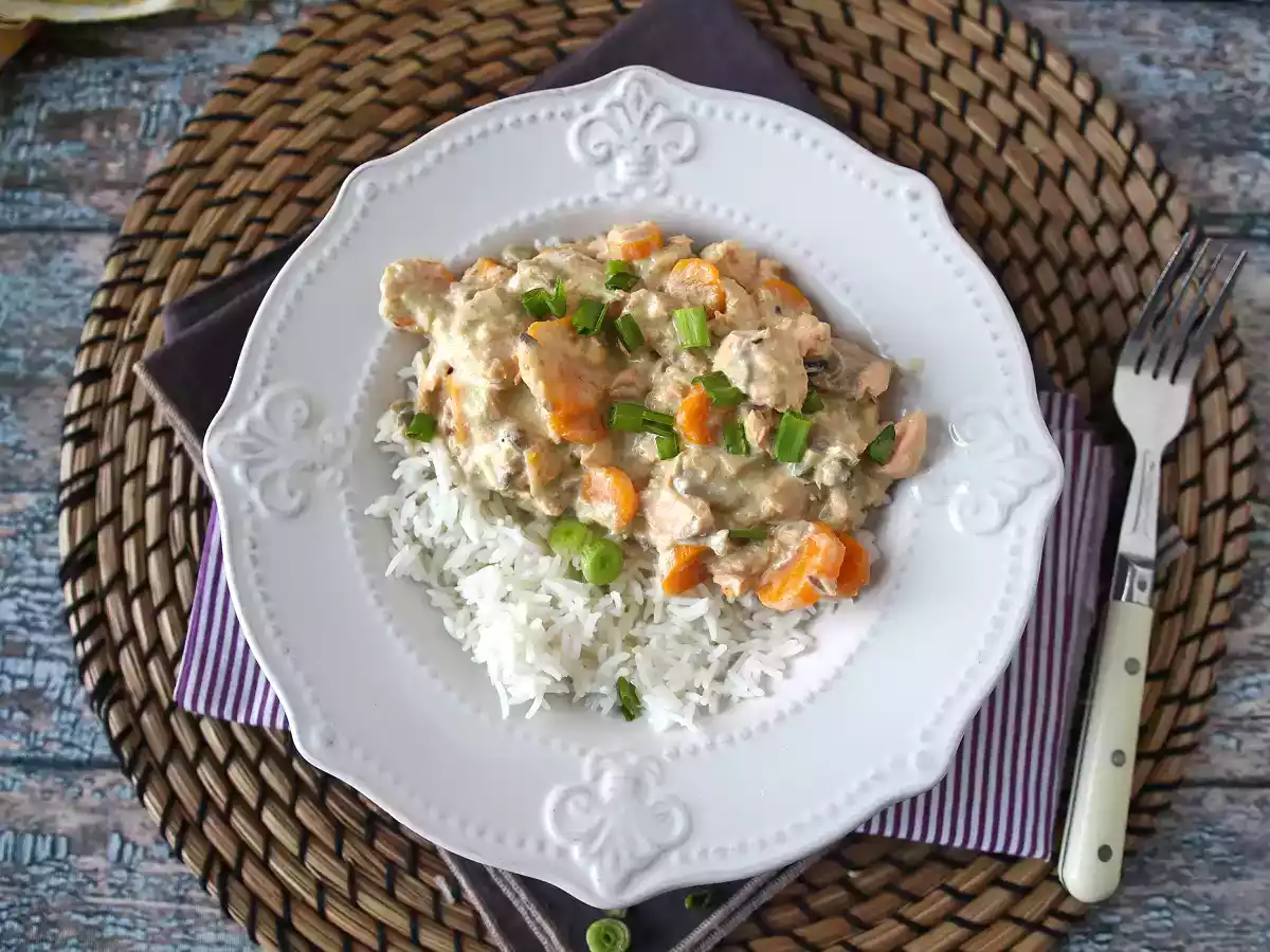 Smaczna blanquette z łososia - zdjęcie 7