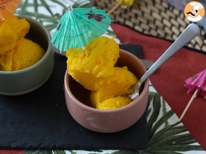 Sorbet z mango i limonki z zaledwie 3 składników, gotowy do spożycia w 5 minut! - zdjęcie 2