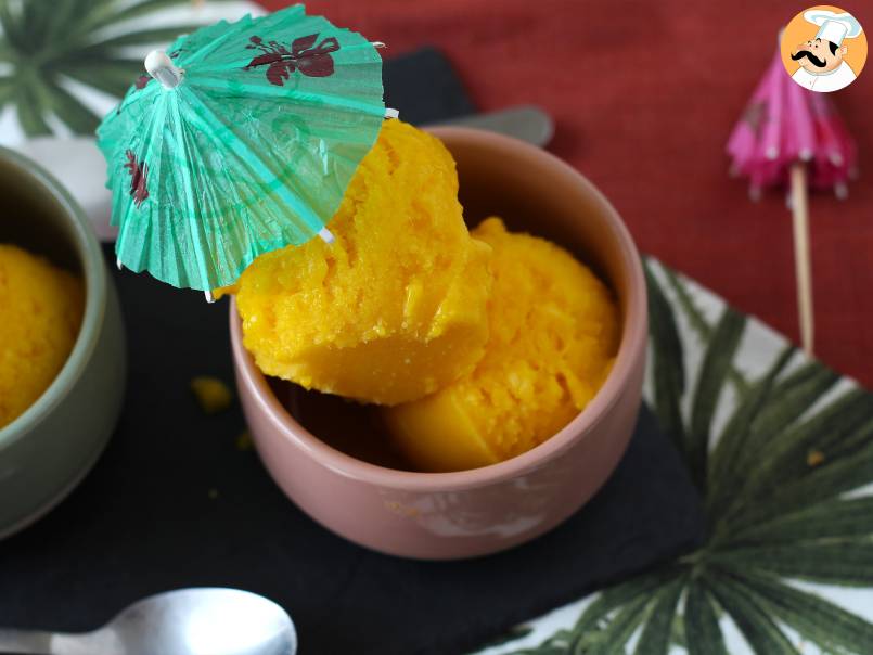 Sorbet z mango i limonki z zaledwie 3 składników, gotowy do spożycia w 5 minut! - zdjęcie 4