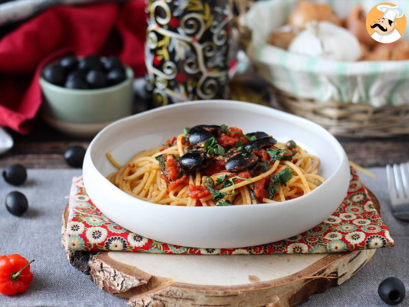 Spaghetti alla puttanesca - szybkie i smaczne pierwsze danie