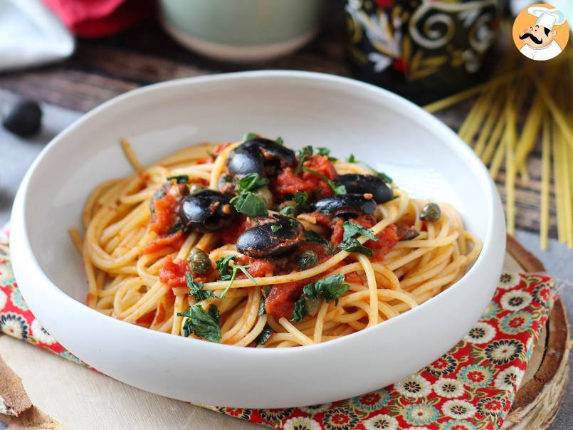 Spaghetti alla puttanesca - szybkie i smaczne pierwsze danie - zdjęcie 3