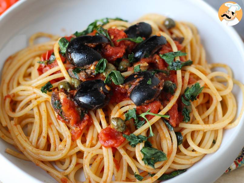 Spaghetti alla puttanesca - szybkie i smaczne pierwsze danie - zdjęcie 4