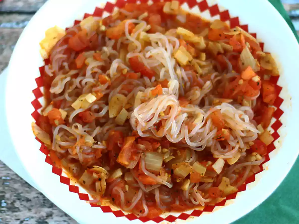 Spaghetti konjac po prowansalsku - zdjęcie 2