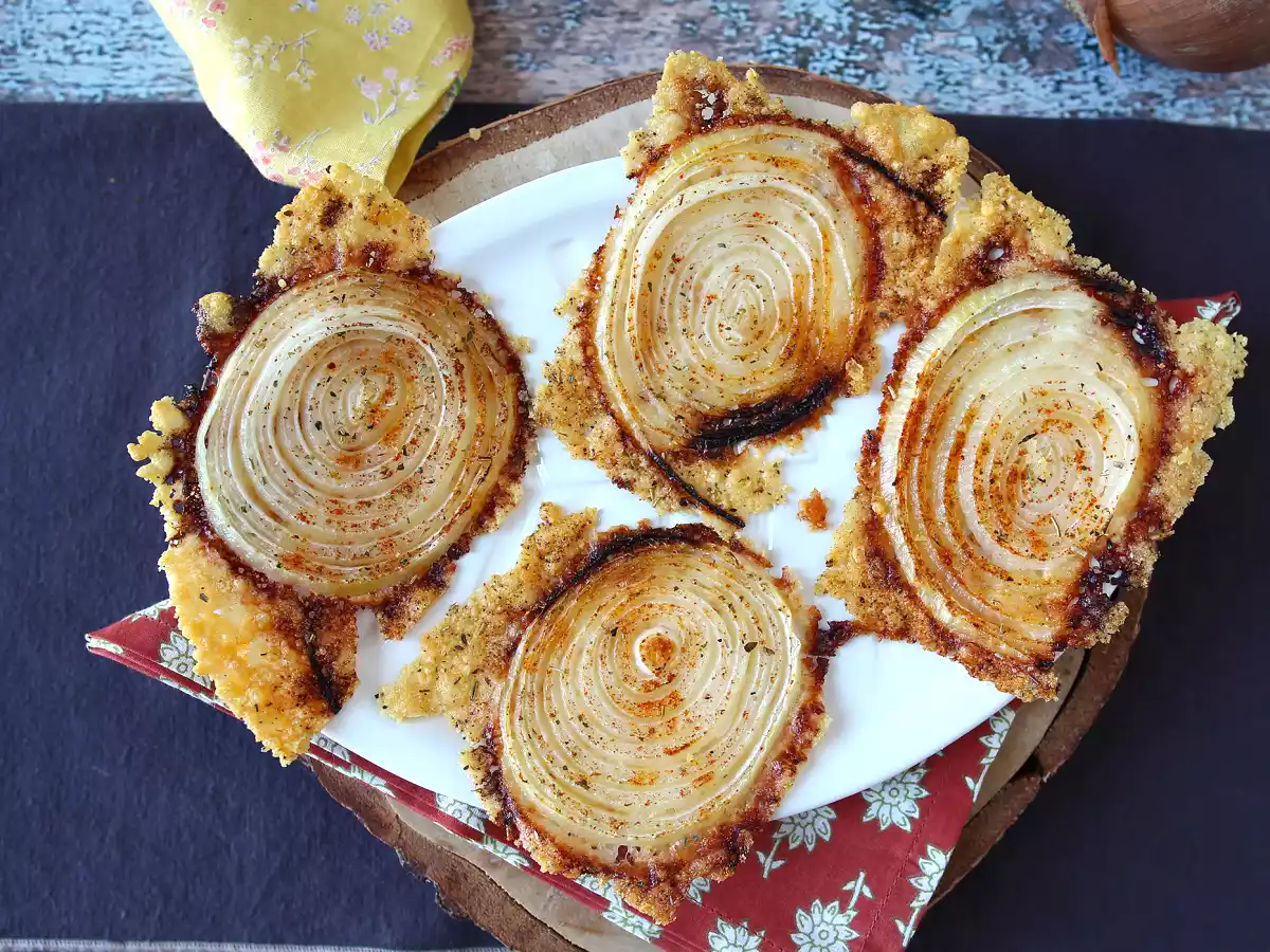 Super chrupiące domowe chipsy z cebuli i parmezanu - zdjęcie 6