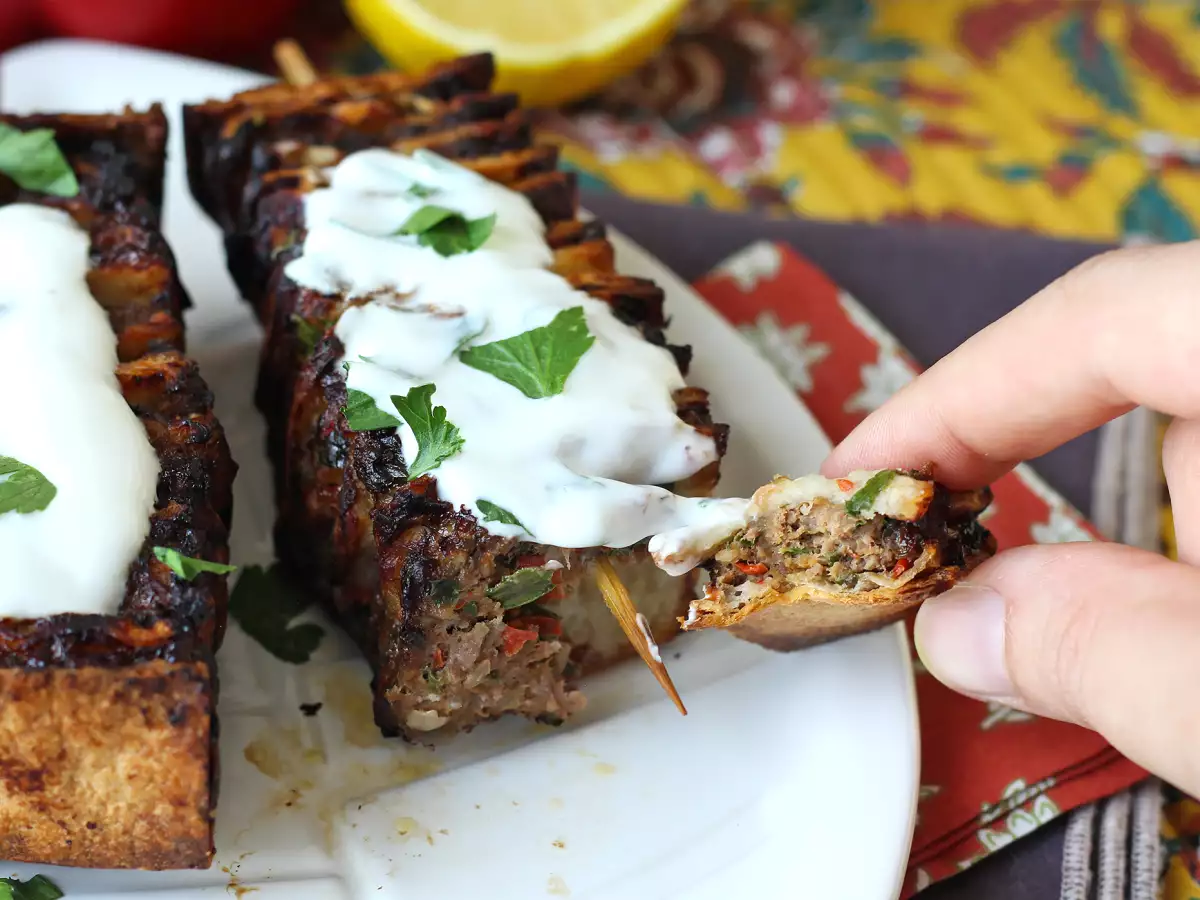 Szaszłyki kebab lavash z tortilli z air fryera – łatwy przepis - zdjęcie 3