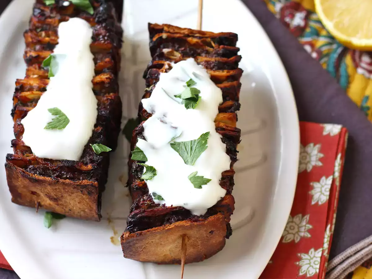 Szaszłyki Lavash kebab z tortillą, łatwe do przyrządzenia w airfryer! - zdjęcie 2