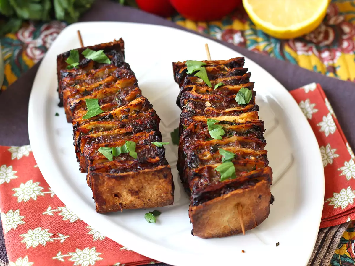 Szaszłyki Lavash kebab z tortillą, łatwe do przyrządzenia w airfryer! - zdjęcie 4