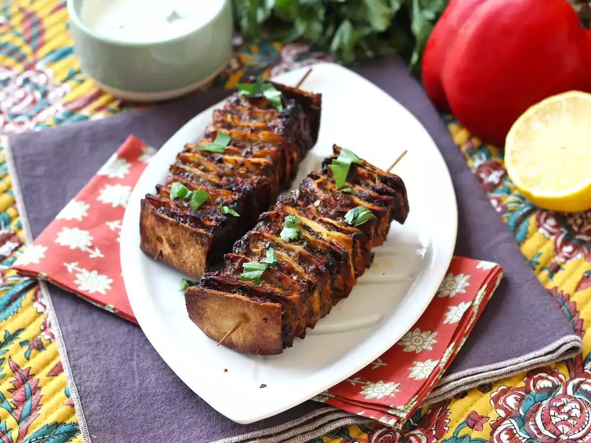 Szaszłyki Lavash kebab z tortillą, łatwe do przyrządzenia w airfryer! - zdjęcie 5