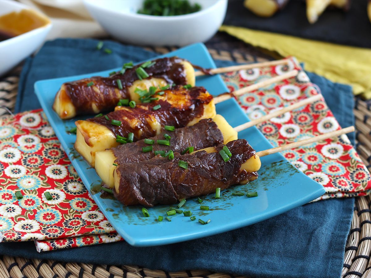 Szaszłyki wołowe Yakitori z serem - zdjęcie 4