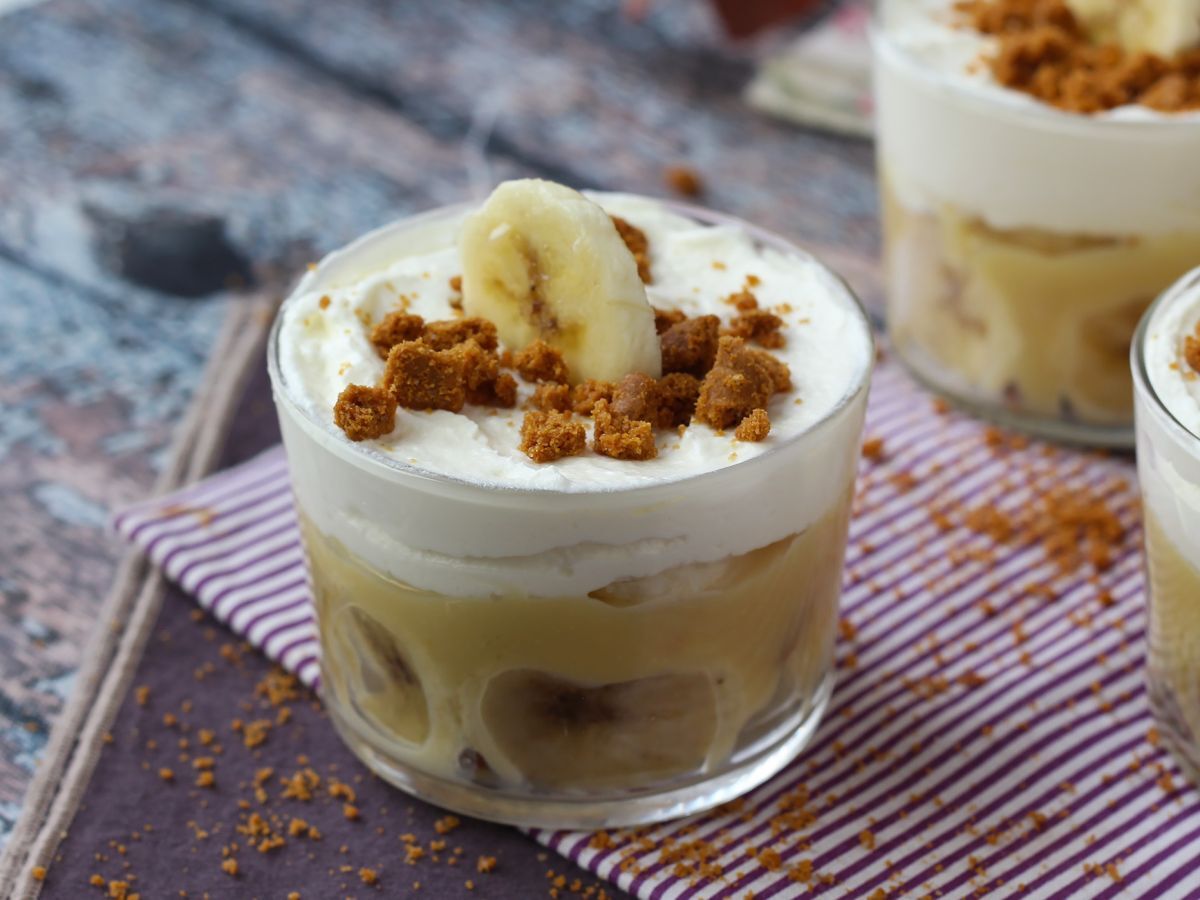 Szklanki w stylu banoffee dla fanów bananów i karmelu - zdjęcie 2