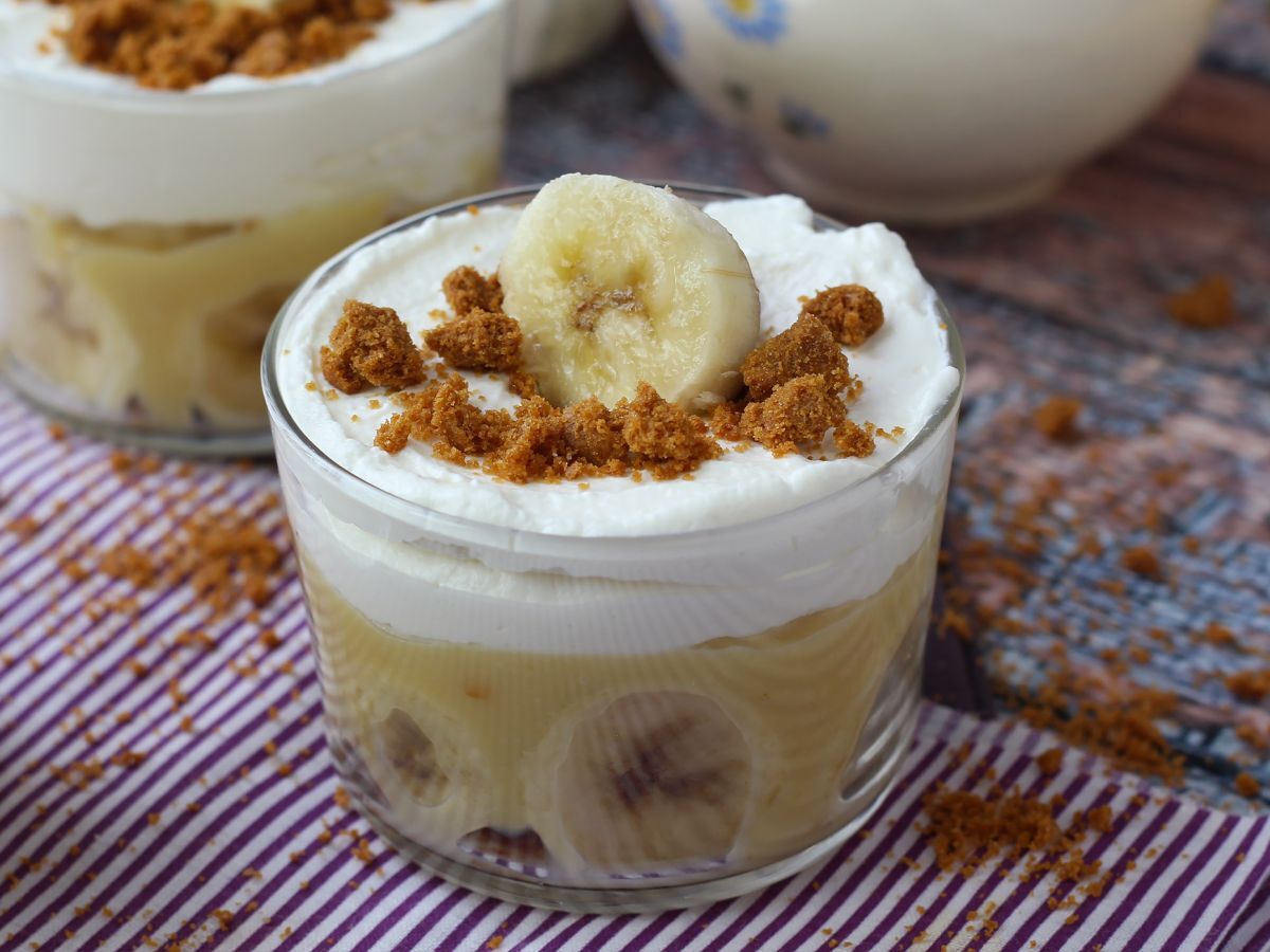 Szklanki w stylu banoffee dla fanów bananów i karmelu - zdjęcie 4