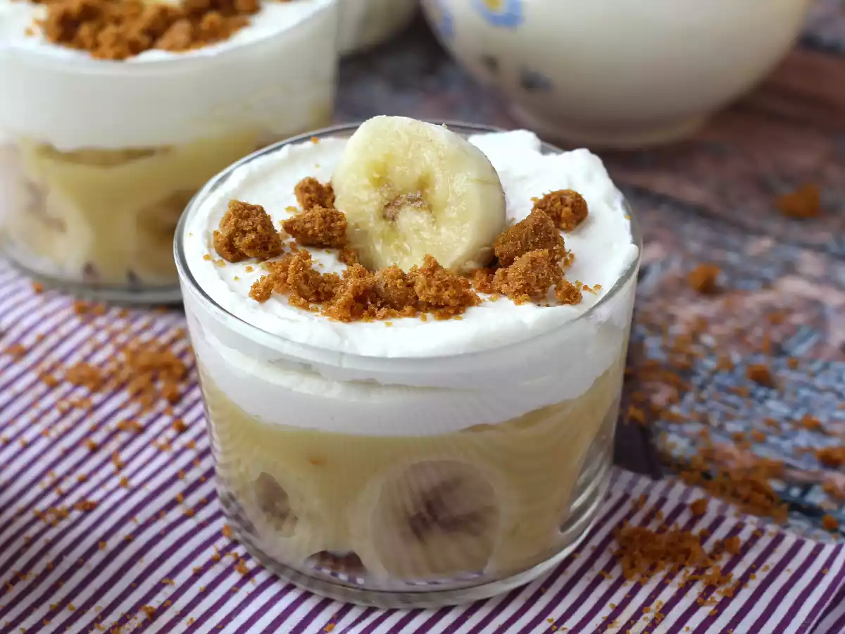 Szklanki w stylu banoffee dla fanów bananów i karmelu - zdjęcie 4
