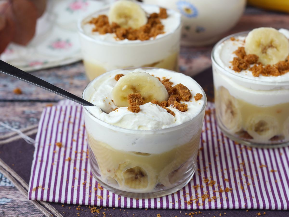 Szklanki w stylu banoffee dla fanów bananów i karmelu - zdjęcie 5