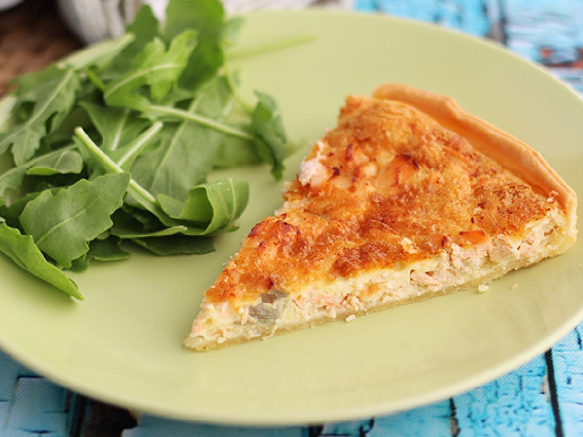 Szybka i łatwa quiche z łososiem - zdjęcie 2