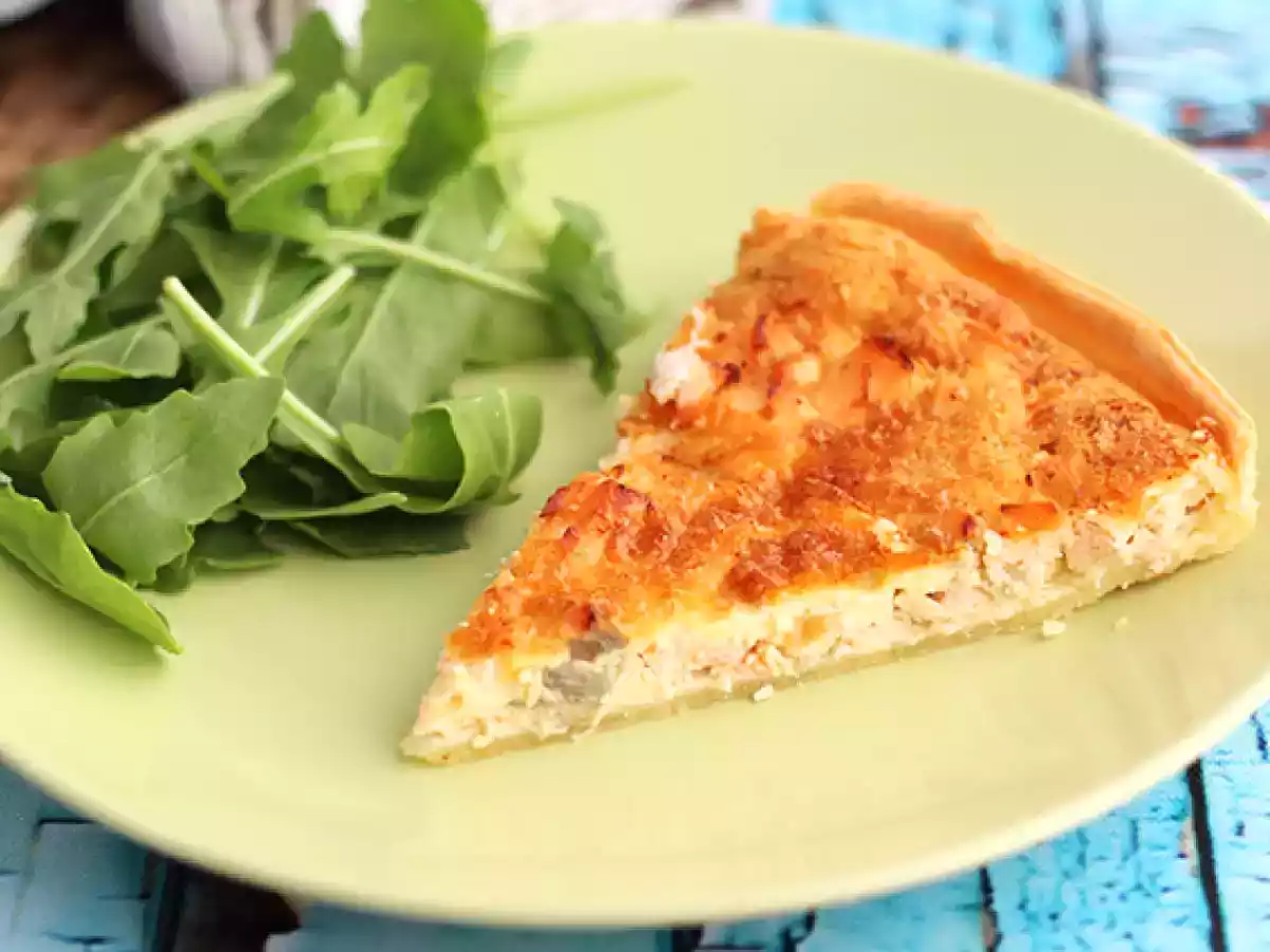 Szybka i łatwa quiche z łososiem - zdjęcie 2