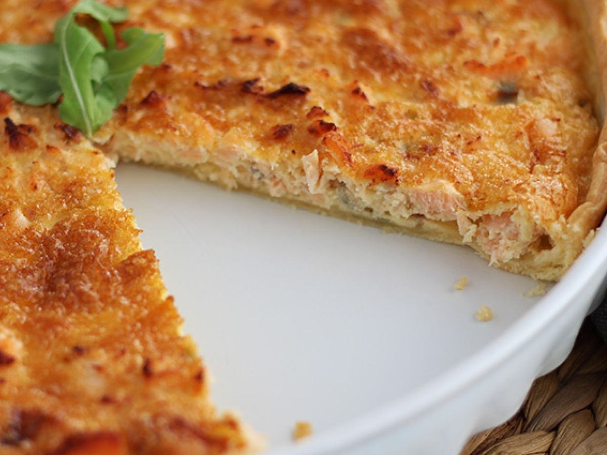 Szybka i łatwa quiche z łososiem - zdjęcie 3