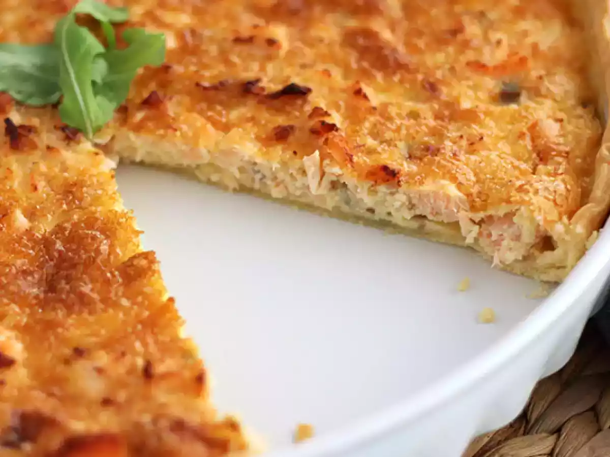 Szybka i łatwa quiche z łososiem - zdjęcie 3