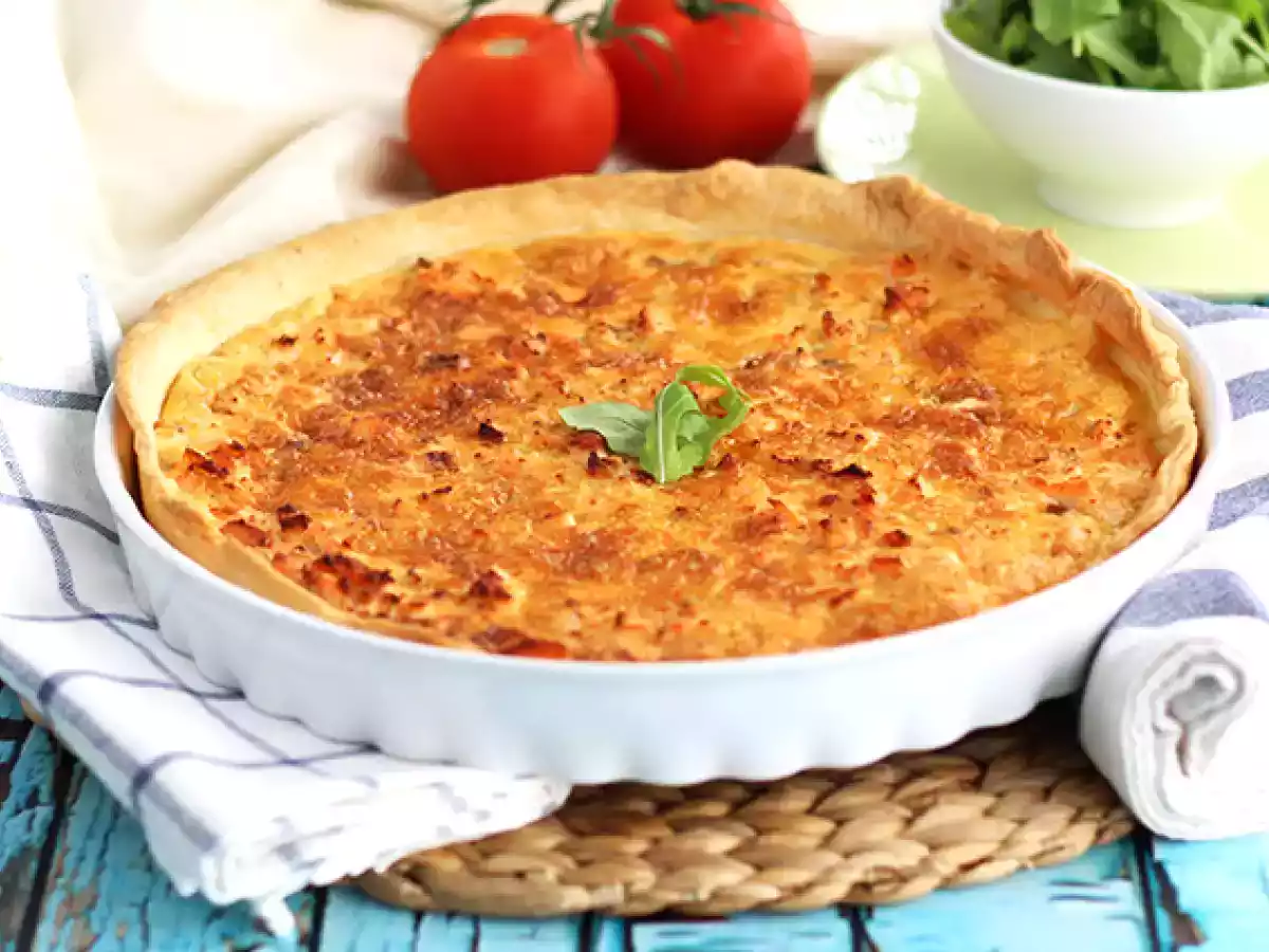 Szybka i łatwa quiche z łososiem - zdjęcie 4