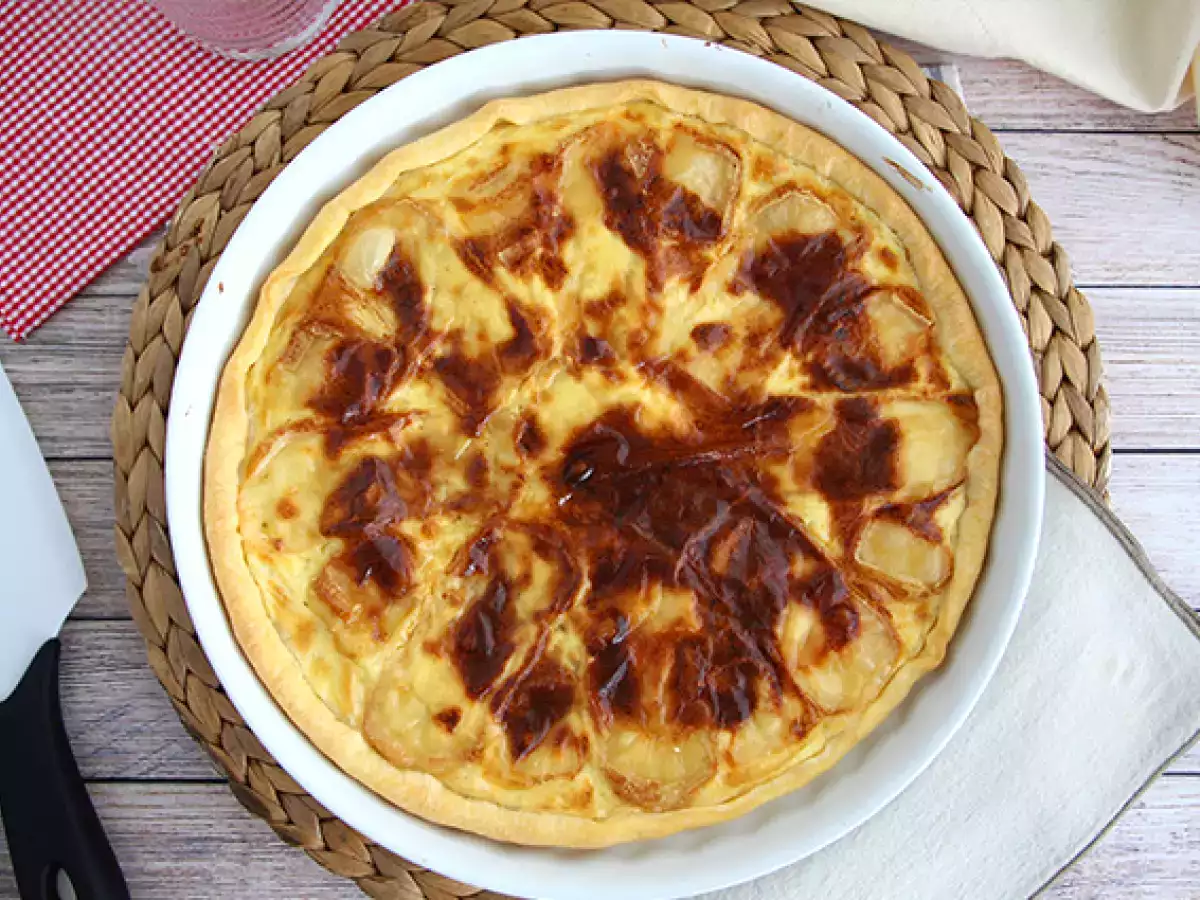 Szybka i prosta tarta z serem Maroilles