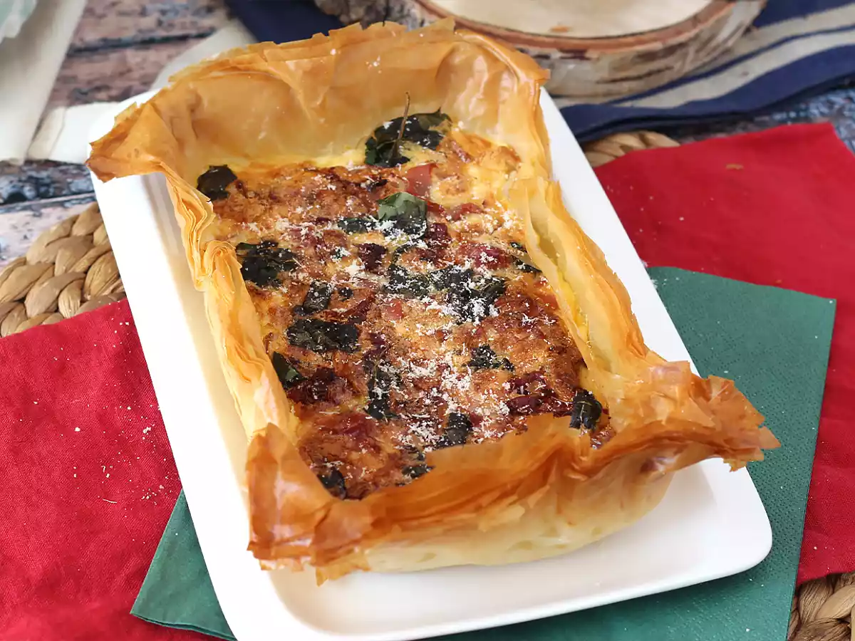 Szybka włoska tarta filo