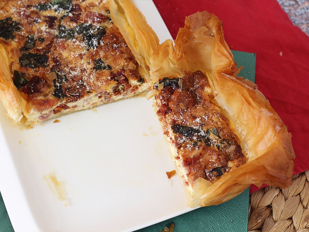 Szybka włoska tarta filo - zdjęcie 2