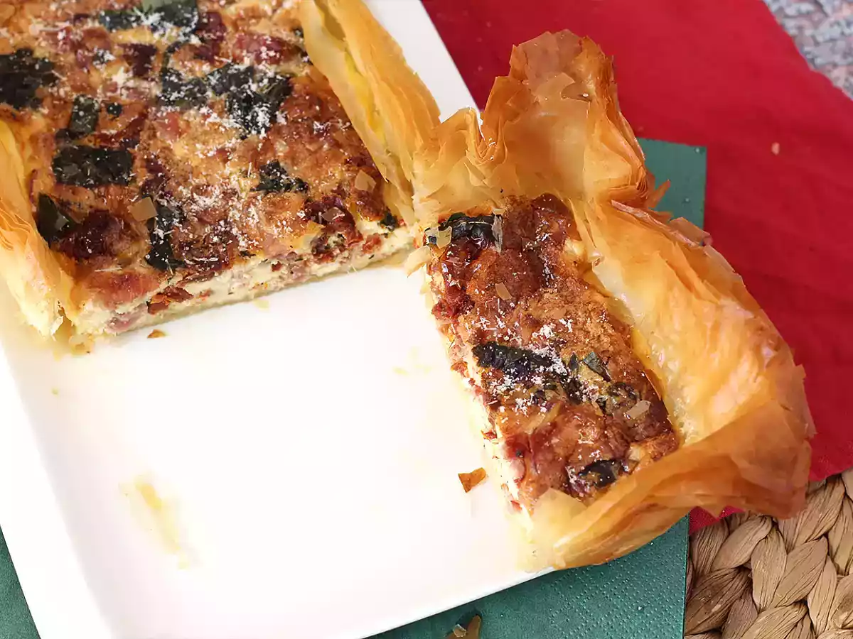 Szybka włoska tarta filo - zdjęcie 2