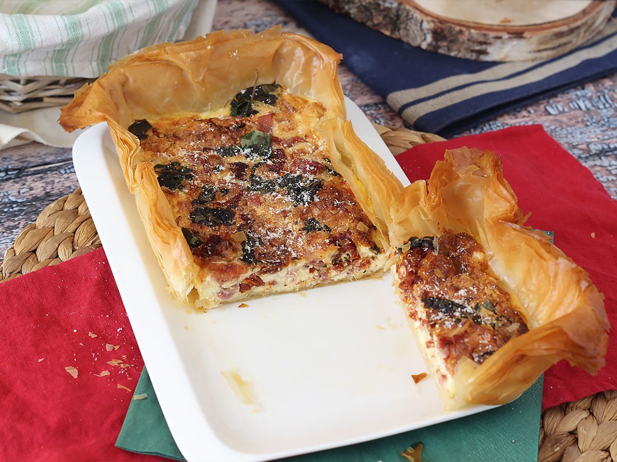 Szybka włoska tarta filo - zdjęcie 4