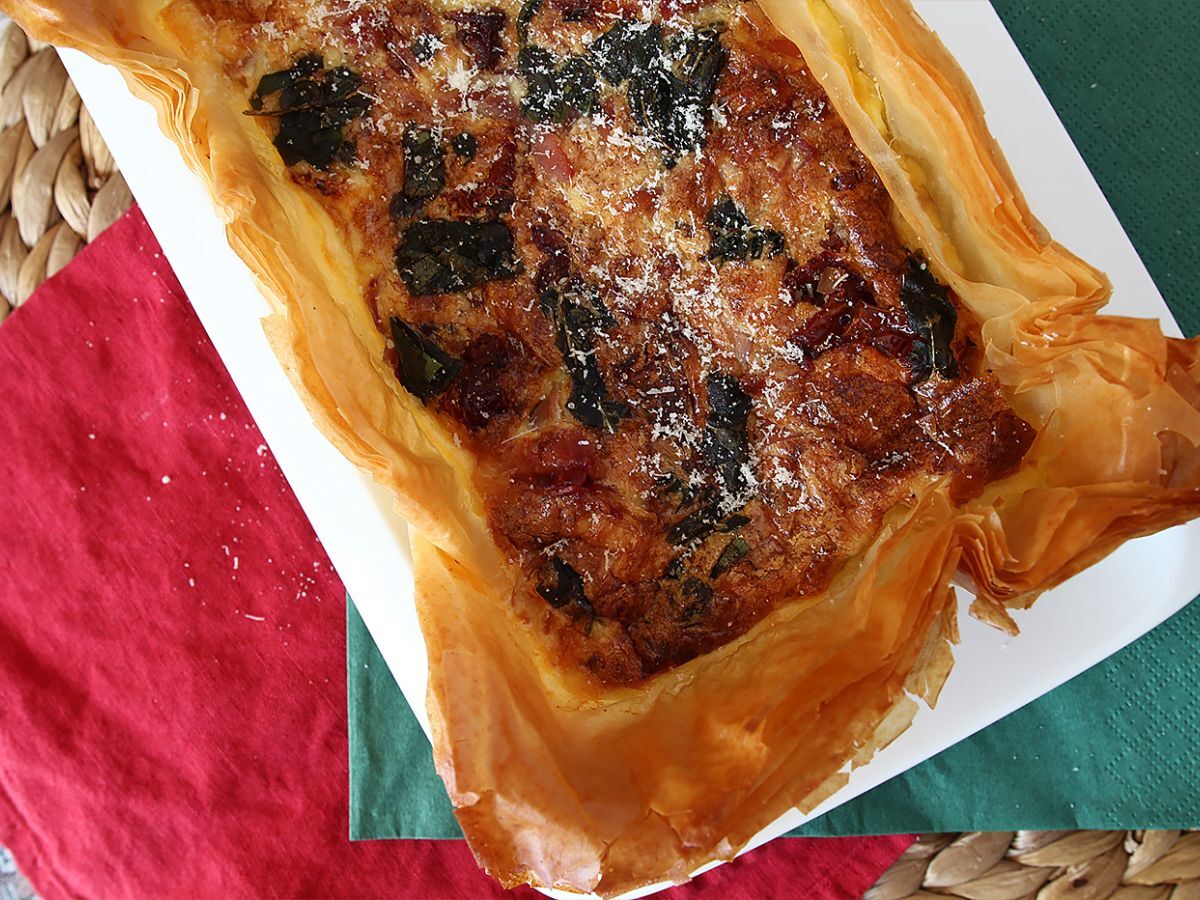 Szybka włoska tarta filo - zdjęcie 5
