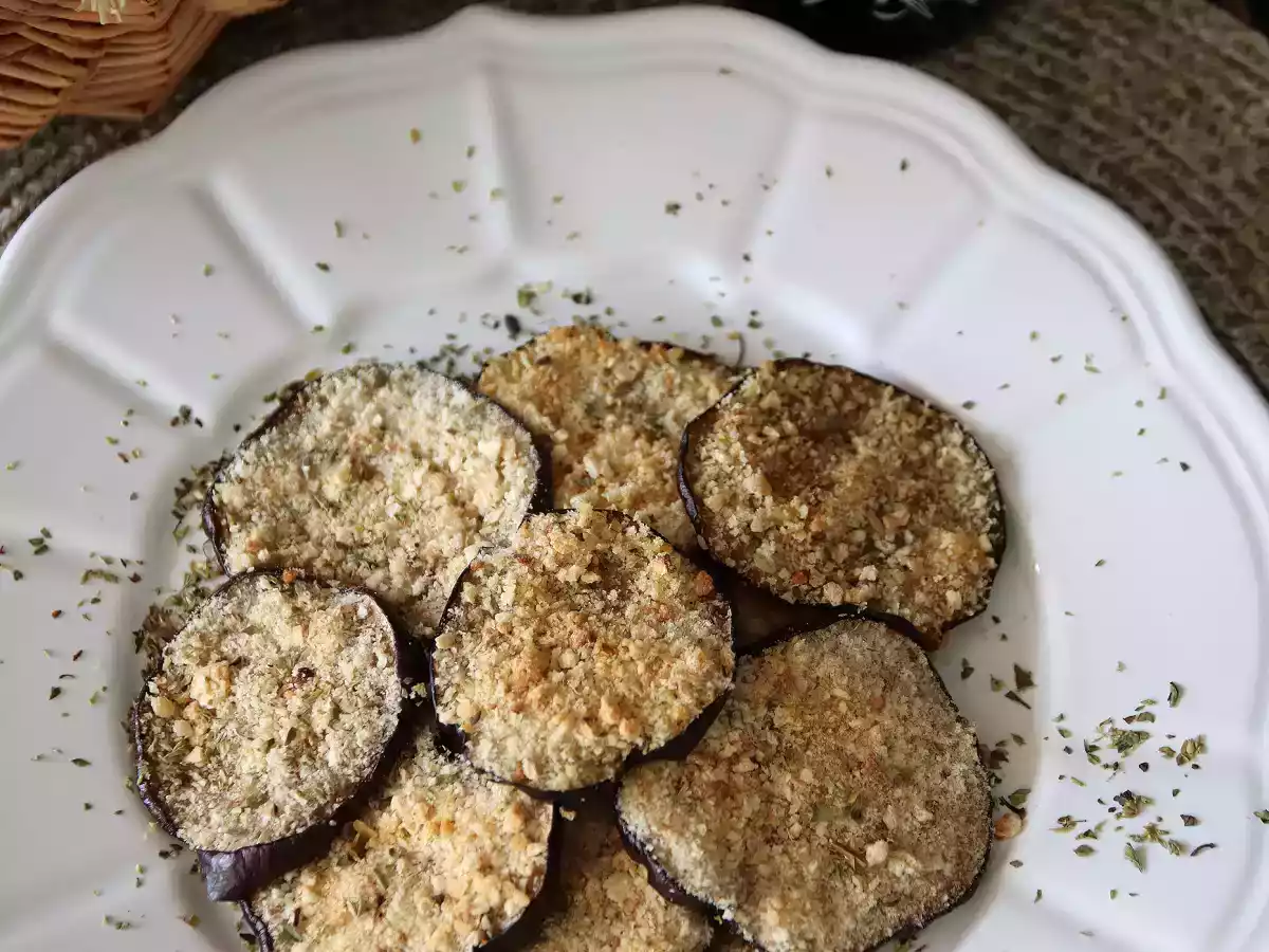 Szybkie pieczone bakłażany, smaczny i lekki dodatek do dań - zdjęcie 4