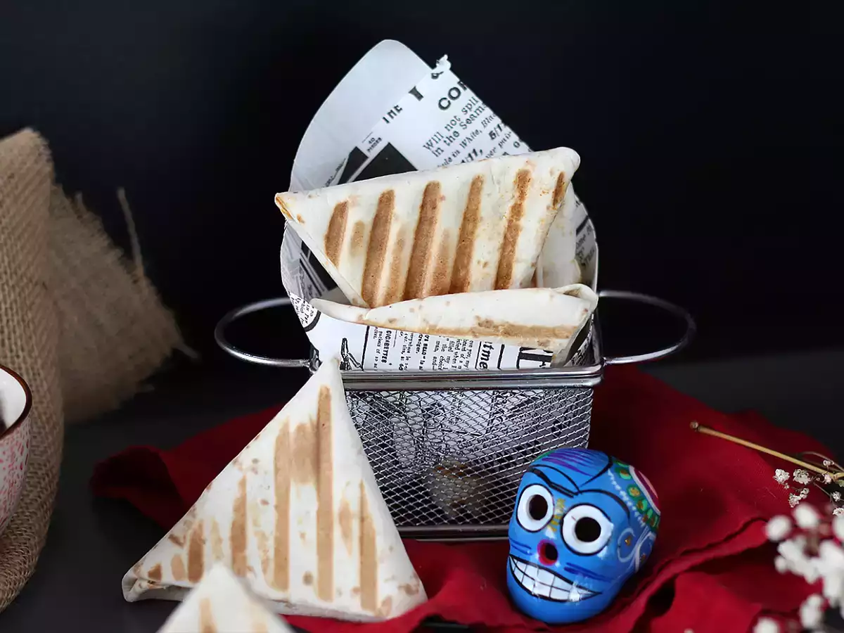 Tacos-samosy z mięsem mielonym - zdjęcie 4
