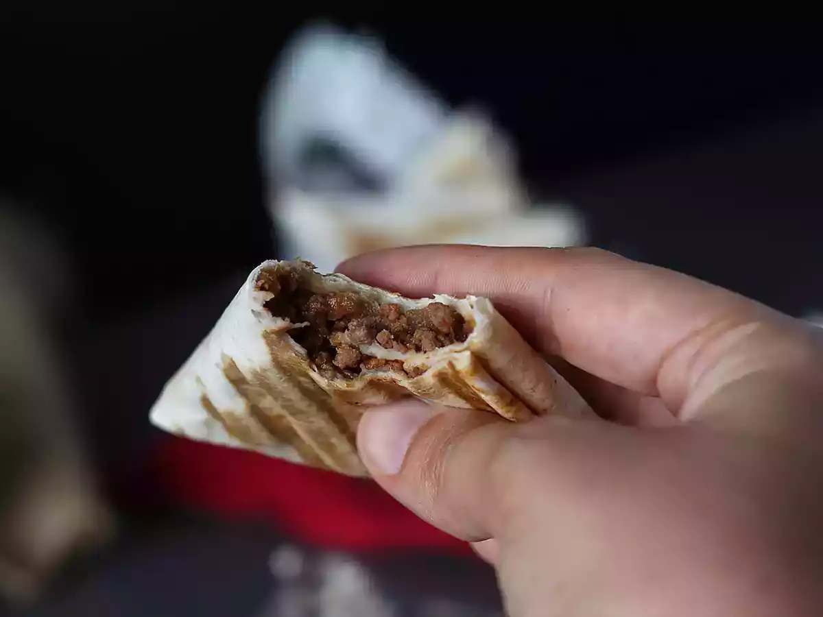 Tacos samoussas z mięsem mielonym - zdjęcie 2