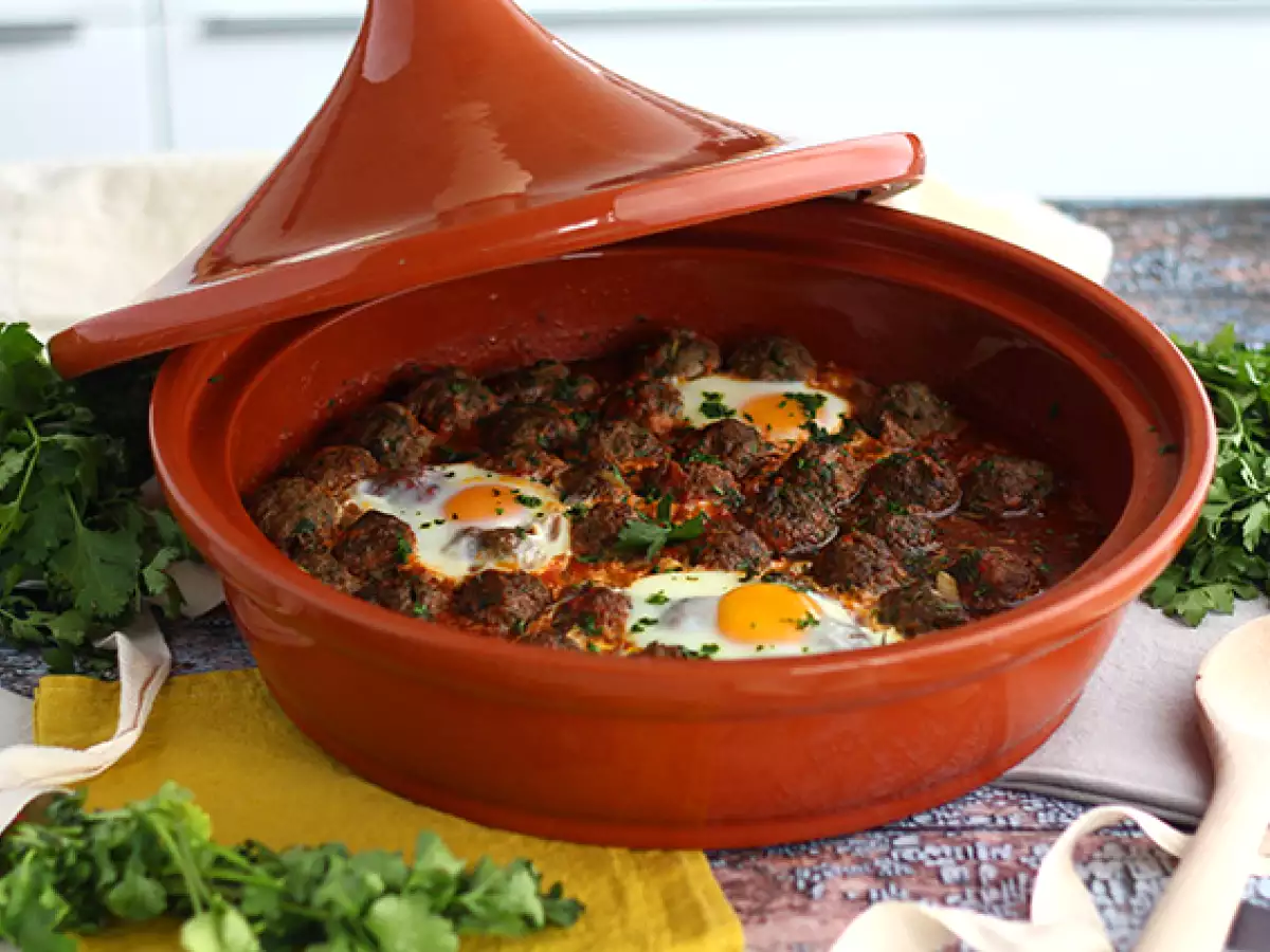 Tadżin kefta – klopsiki z mięsa mielonego z przyprawami i ziołami - zdjęcie 2