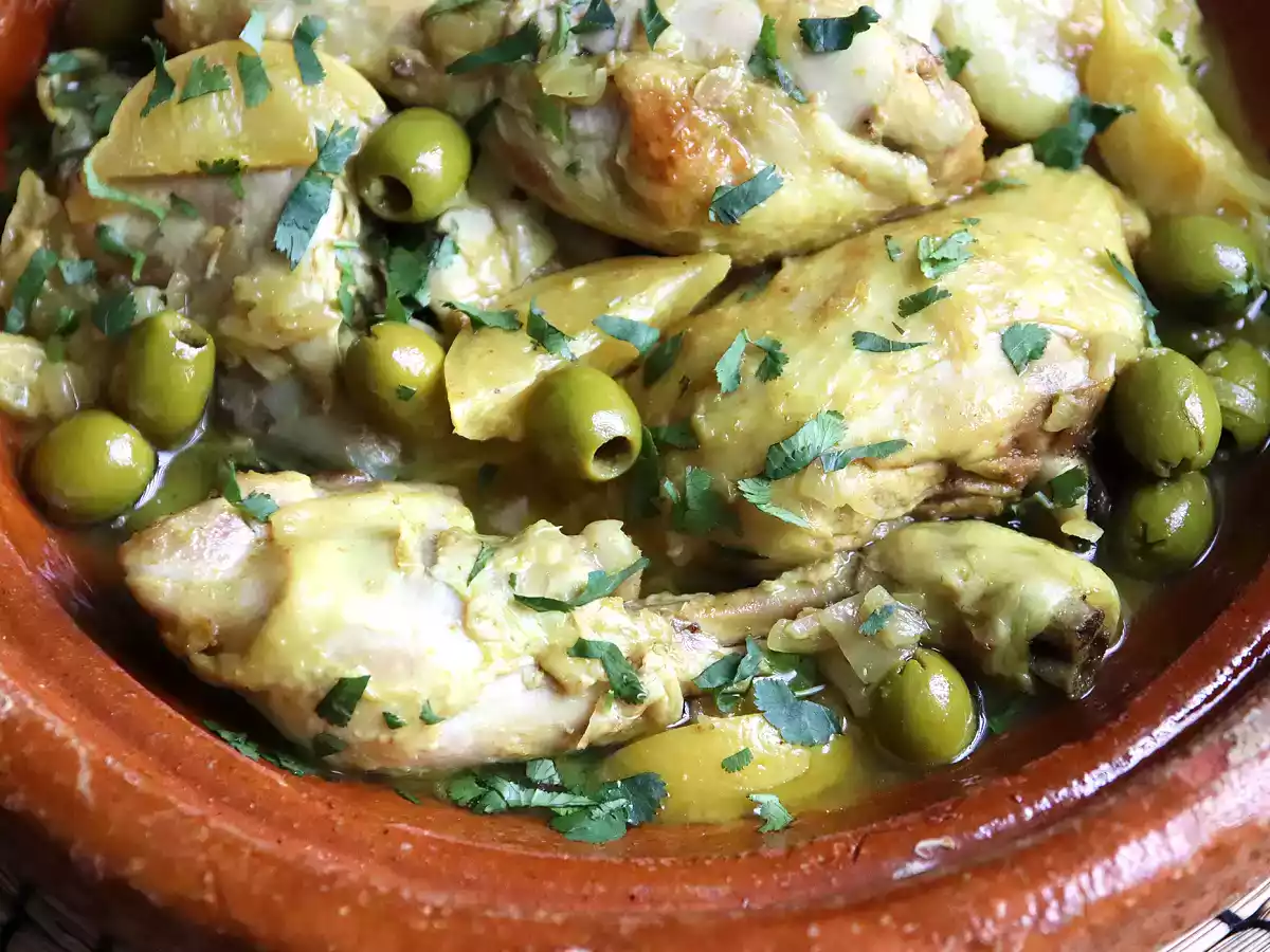 Tagine z kurczakiem, cytryną i oliwkami (bardzo łatwe do zrobienia!) - zdjęcie 2