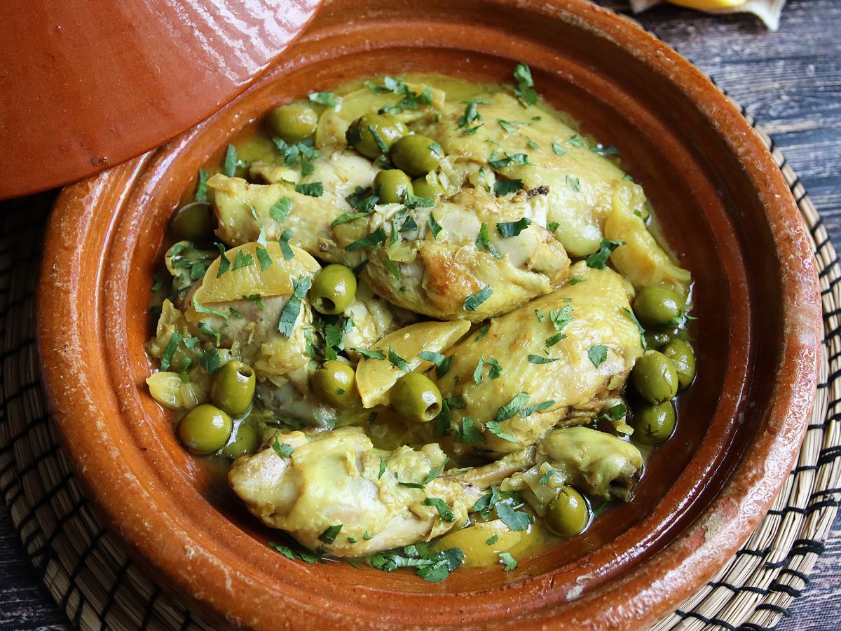 Tagine z kurczakiem, cytryną i oliwkami (bardzo łatwe do zrobienia!) - zdjęcie 3
