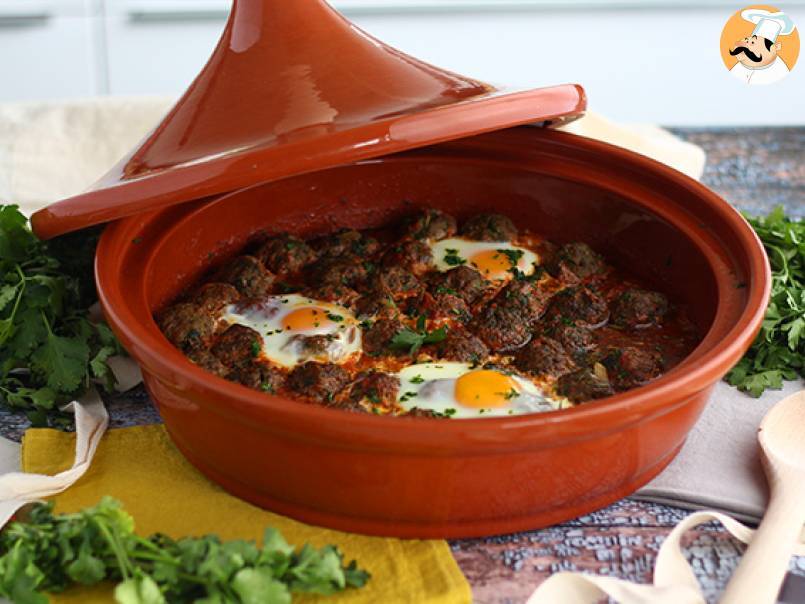 Tajine z kefty (klopsiki z mięsa mielonego z przyprawami i ziołami) - zdjęcie 2