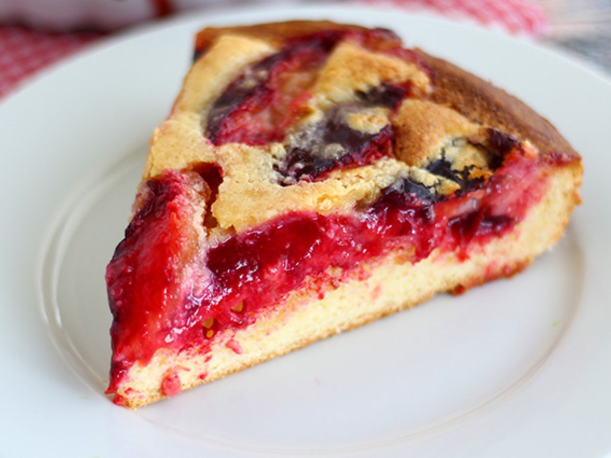 Tarta brioszkowa ze śliwkami - zdjęcie 4