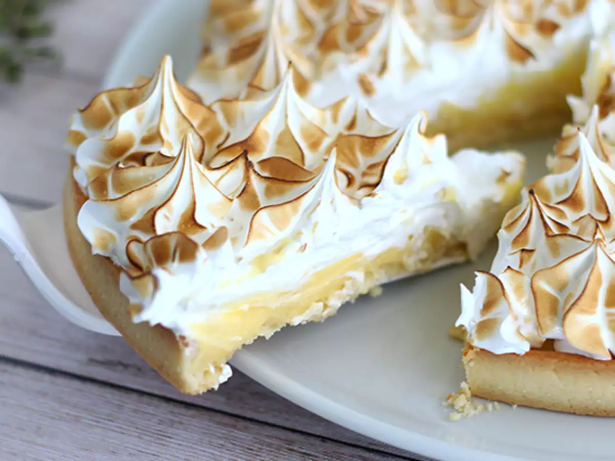 Tarta cytrynowa z bezą