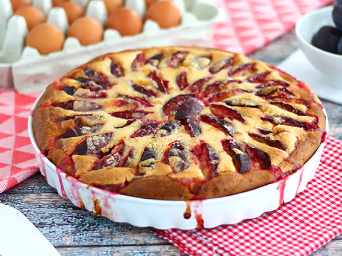 Tarta drożdżowa ze śliwkami