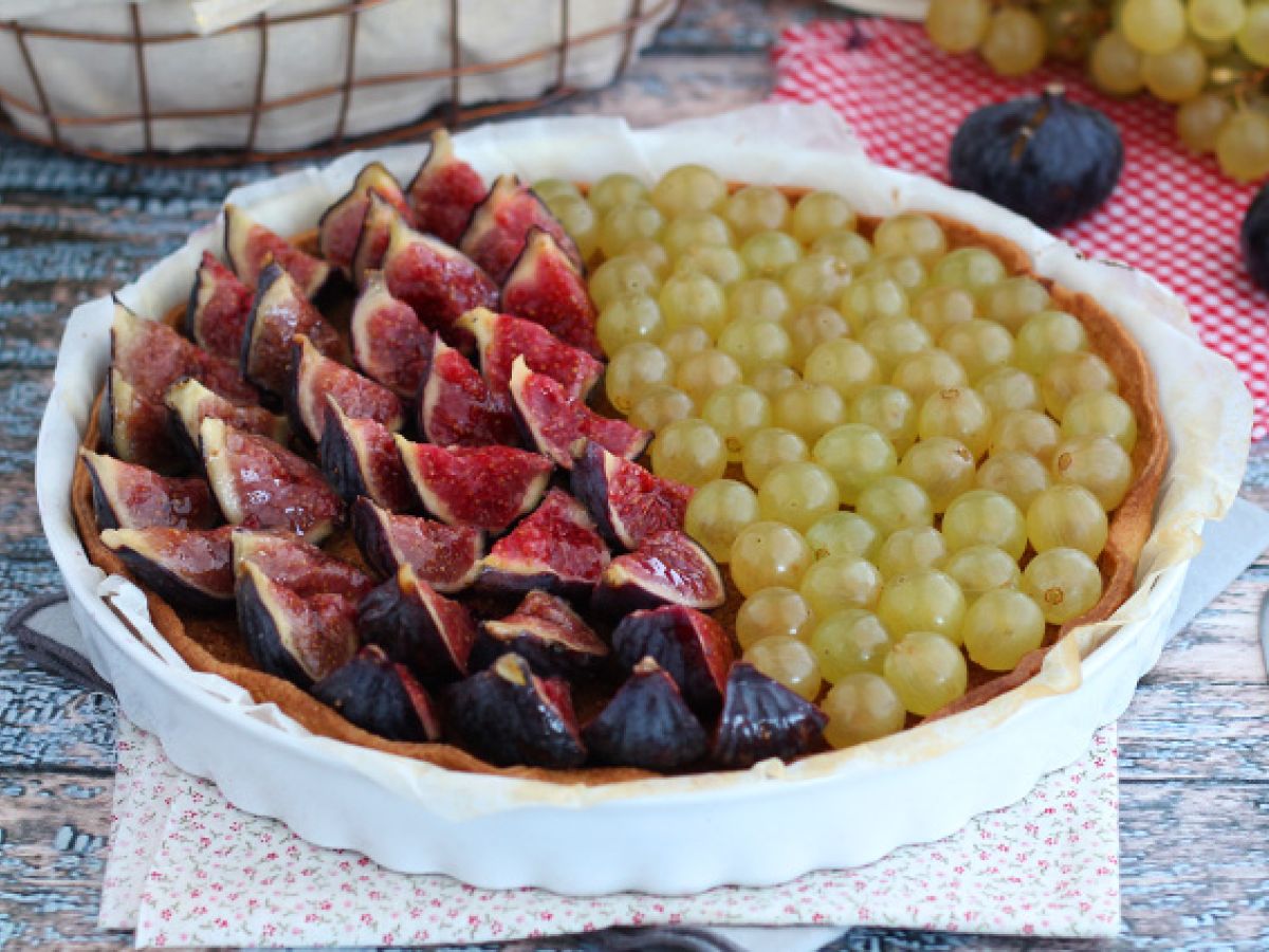 Tarta pół figowa, pół winogronowa - zdjęcie 3