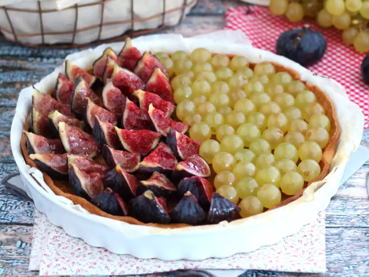 Tarta pół figowa, pół winogronowa - zdjęcie 3