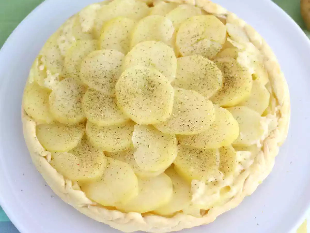 Tarta Tatin z ziemniakami i serem Cantal - zdjęcie 3