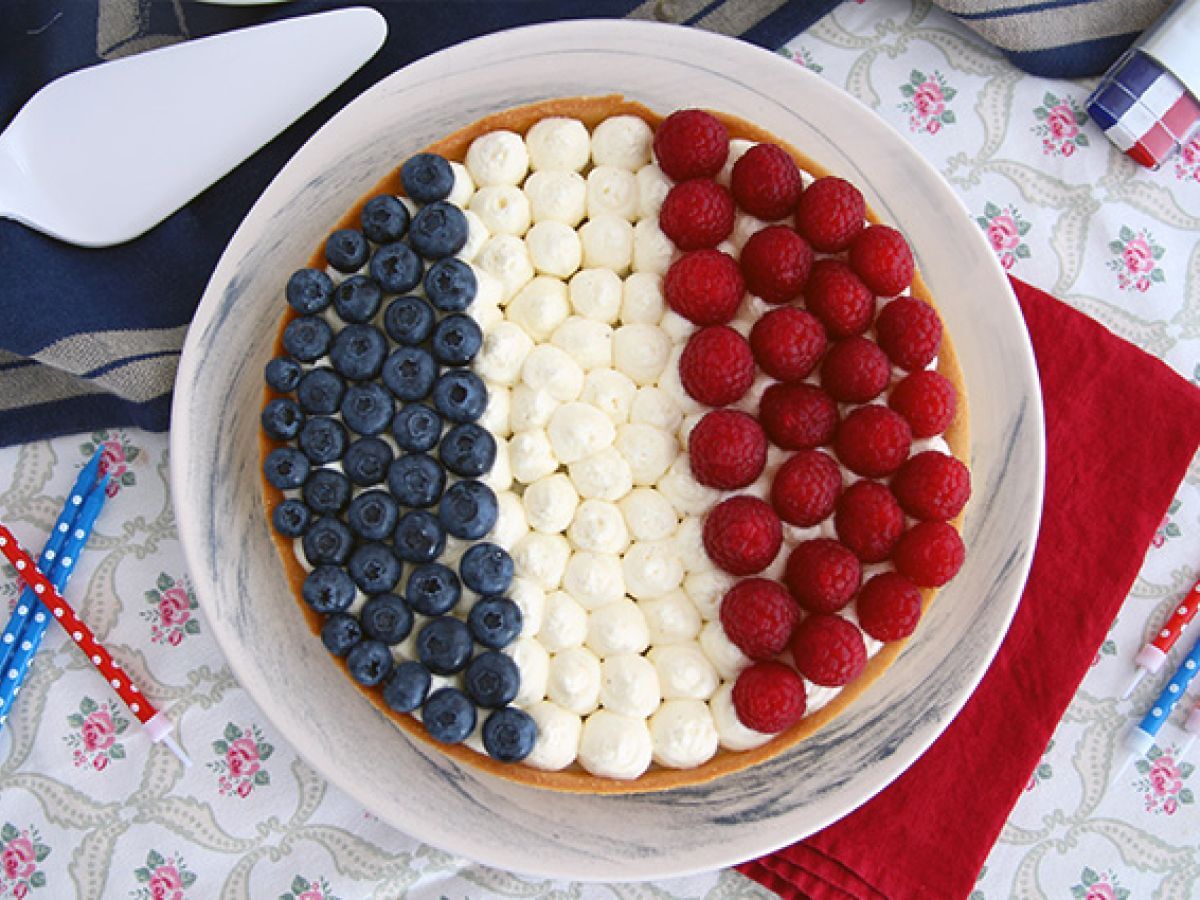 Tarta w kolorach Francji