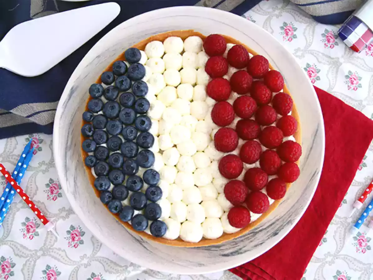 Tarta w kolorach Francji