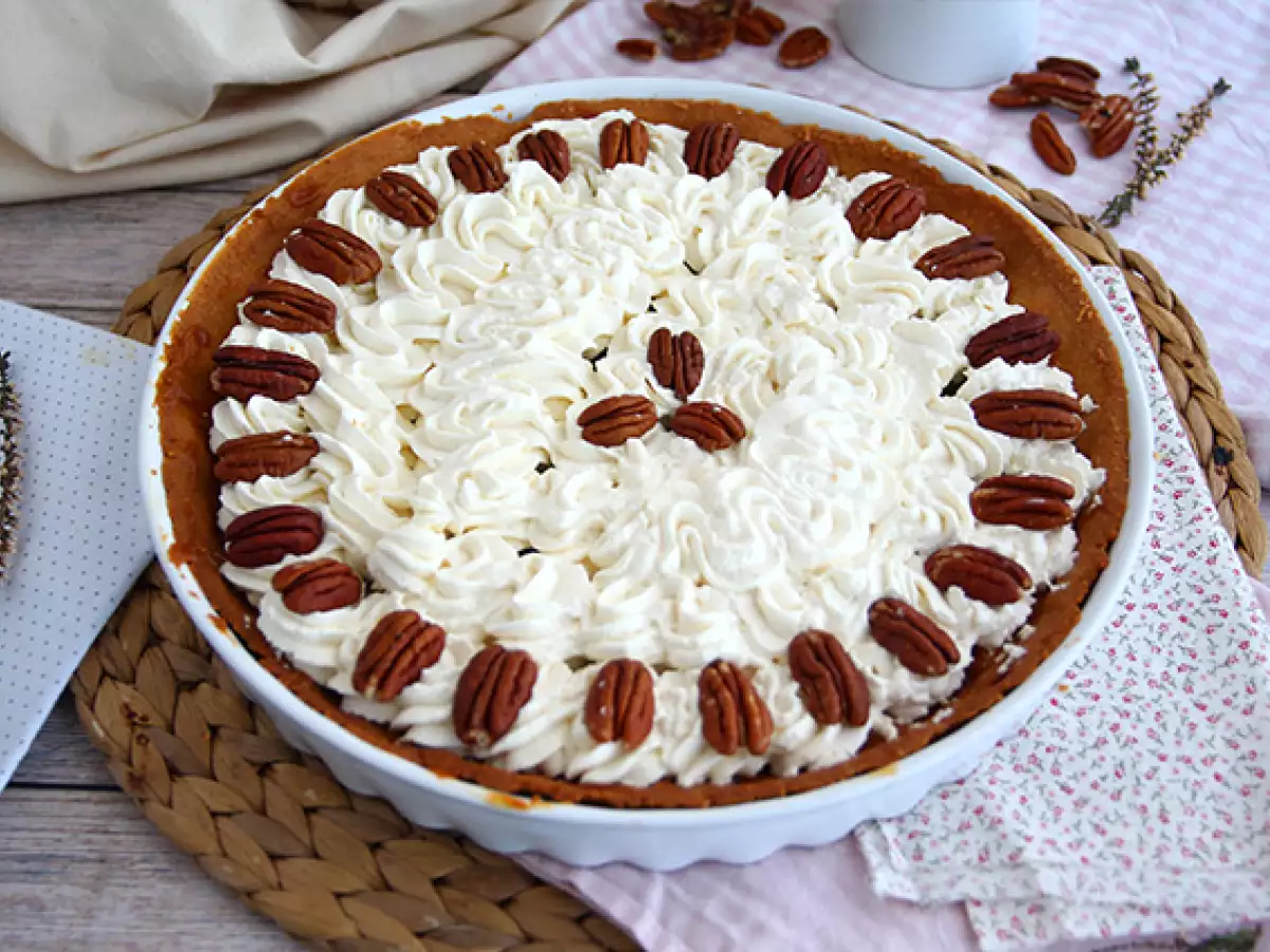 Tarta waniliowo-karmelowa z orzechami pekan - zdjęcie 3
