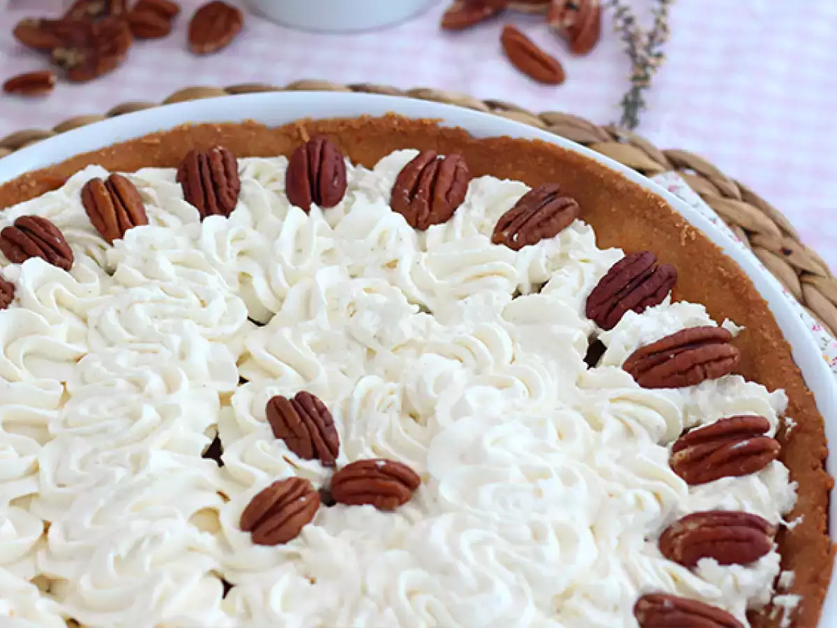 Tarta waniliowo-karmelowa z orzechami pekan - zdjęcie 4