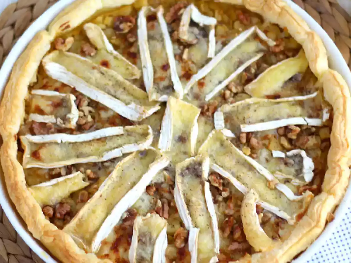 Tarta z camembertem i jabłkami - zdjęcie 2