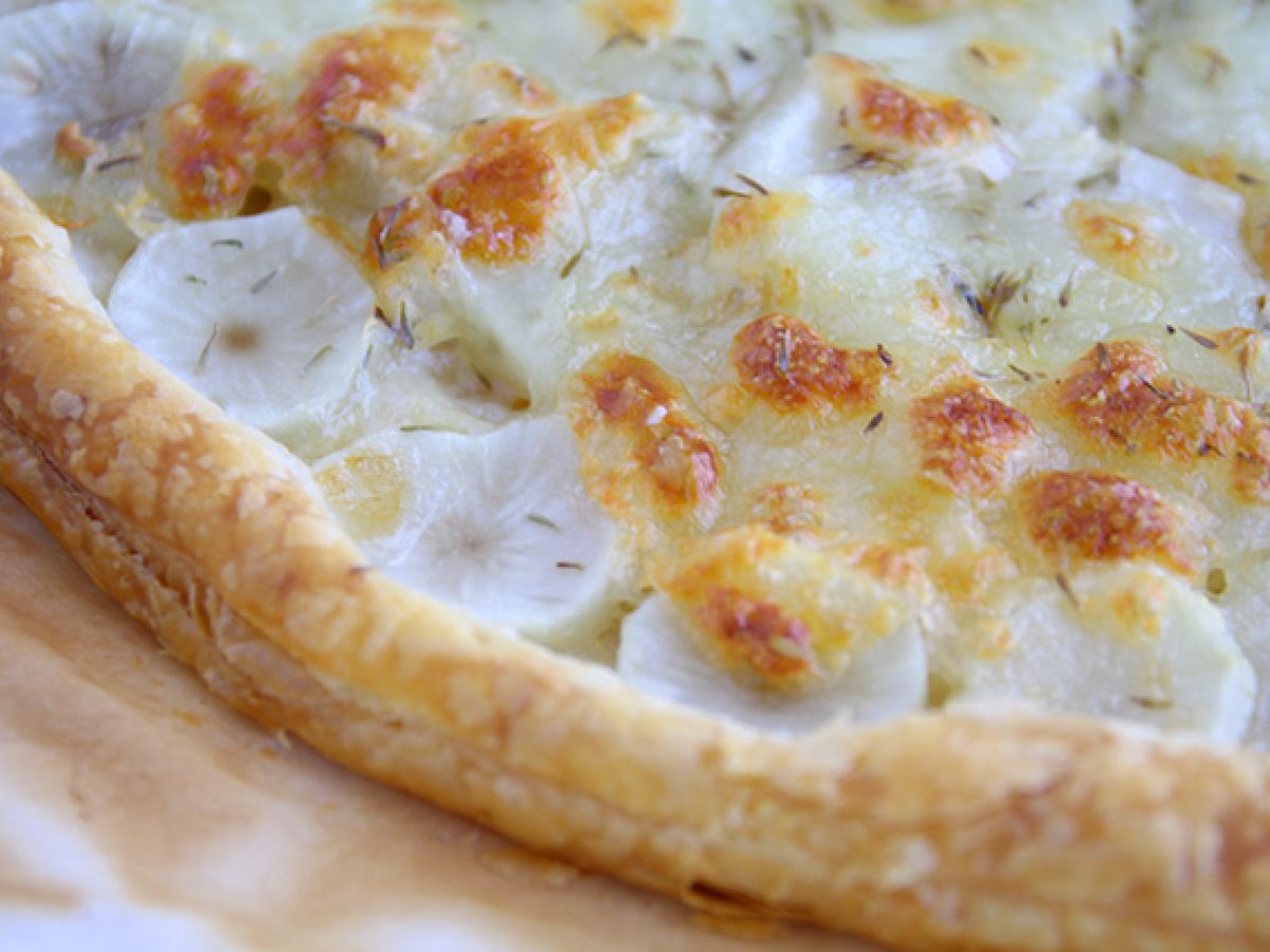 Tarta z ciasta francuskiego z topinamburem - zdjęcie 3