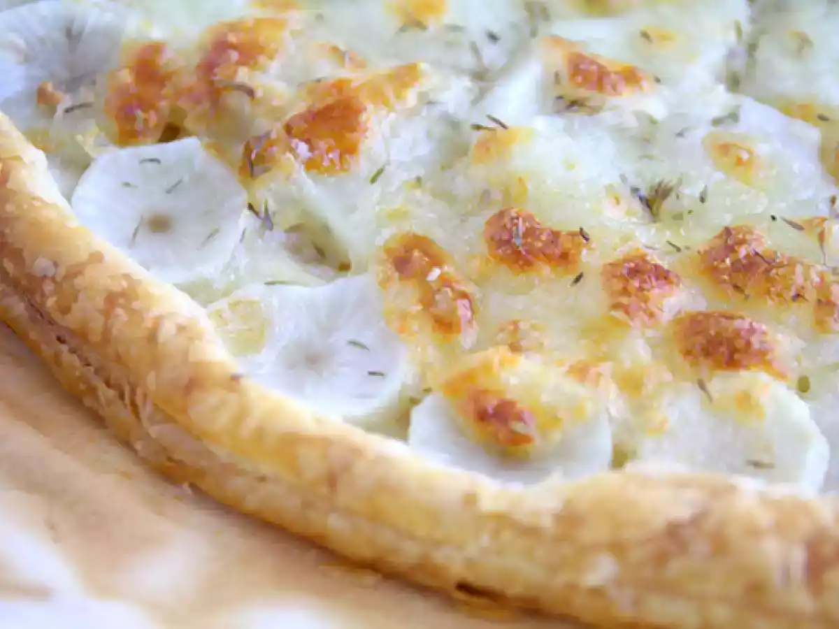Tarta z ciasta francuskiego z topinamburem - zdjęcie 3