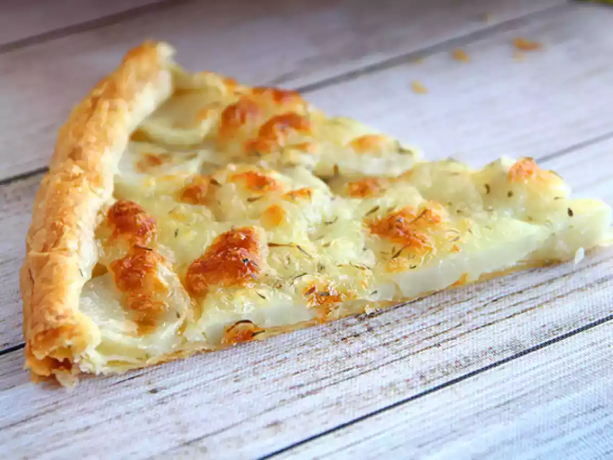 Tarta z ciasta francuskiego z topinamburem - zdjęcie 4